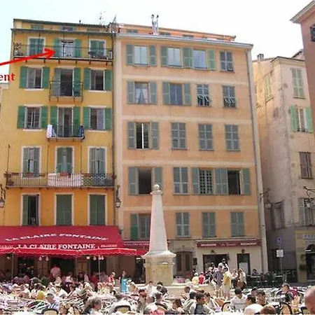 Ross 5- F2, Lumineux, Balcon, Loft, Clim, Vieux-nice Apartament *