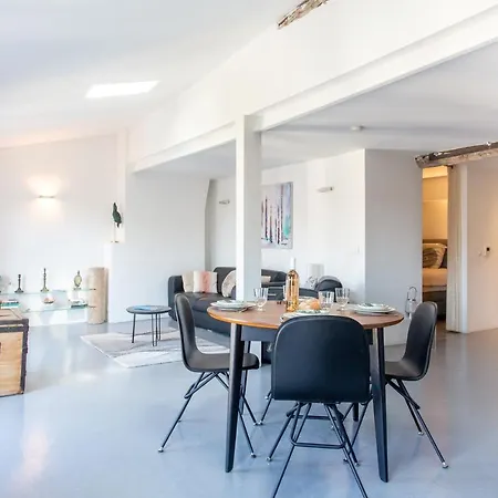 Ross 5- F2, Lumineux, Balcon, Loft, Clim, Vieux-nice Daire *