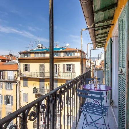 Ross 5- F2, Lumineux, Balcon, Loft, Clim, Vieux-nice Daire